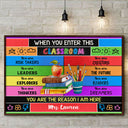 Personalized Teacher You Are The Reason Custom Poster, Classroom Decor