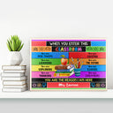 Personalized Teacher You Are The Reason Custom Poster, Classroom Decor