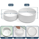 Cat Lovers,Cat Mom,Cat Dad - The Meows Are Lies - Personalized Pet Bowl