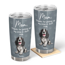 Pet Lovers,Funny - Pet Mom Dad Picking Up My Poo And Stuff Dog Cat - Personalized Tumbler