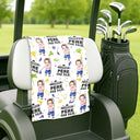 French,Gift For Father,Gift For Grandpa,Happy,Custom Photo,Non-Eng,Sport Dad - Photo Personnalisée Meilleur Papa Par Pair Petit Farceur - Serviette De Golf Personnalisée