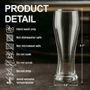 Gift For Yourself,Gifts For Colleagues,Funny - Funny Chicken F-Caw-F - Personalized Pilsner Glass
