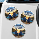 Pontoon,Romantic,Summer,Gift For Couples,Vector - Pontoon Partners For Life - Personalized Magnet