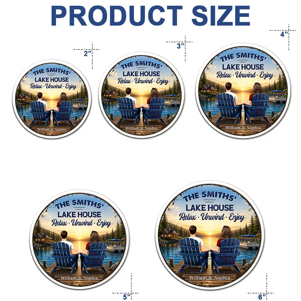 Pontoon,Romantic,Summer,Gift For Couples,Vector - Pontoon Partners For Life - Personalized Magnet