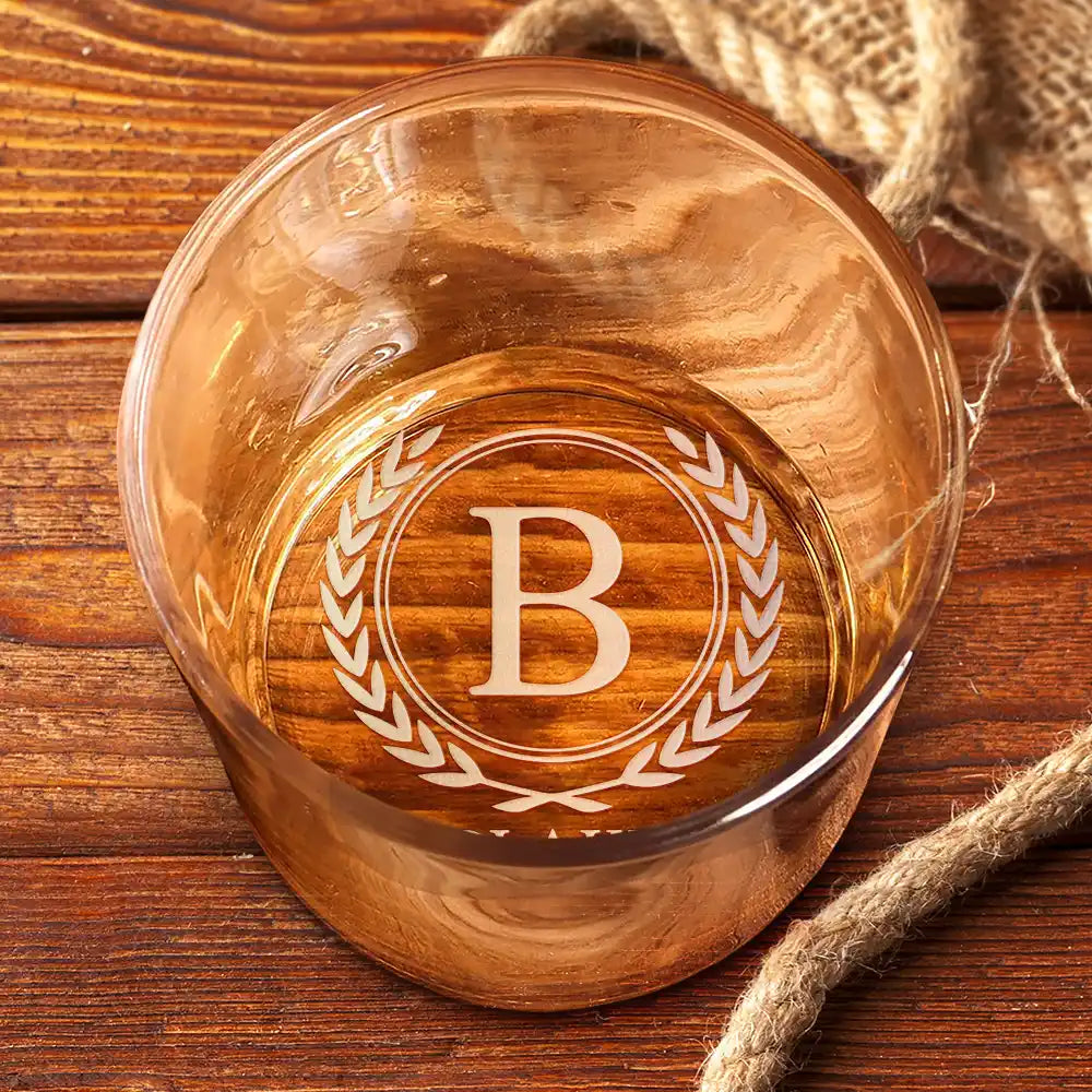 Gift For Couples,Gift For Husband,Gift For Boyfriend,Gift For Men,Funny - Prescription Whiskey Glass - Personalized Engraved Whiskey Glass