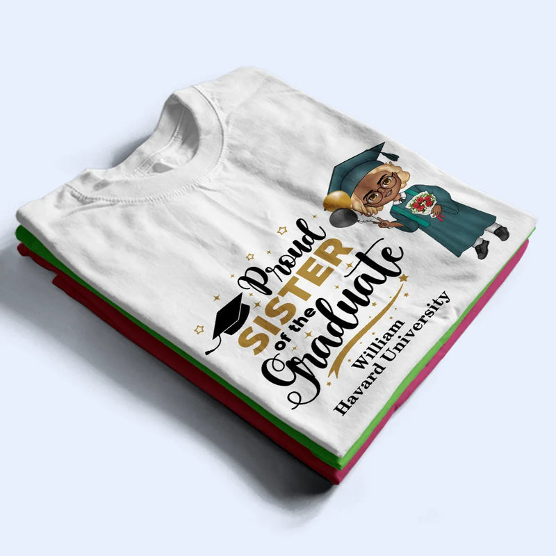 Graduation,Family,Gift For Sibling,Parents,Happy - Proud Family Of The Graduate - Personalized T Shirt