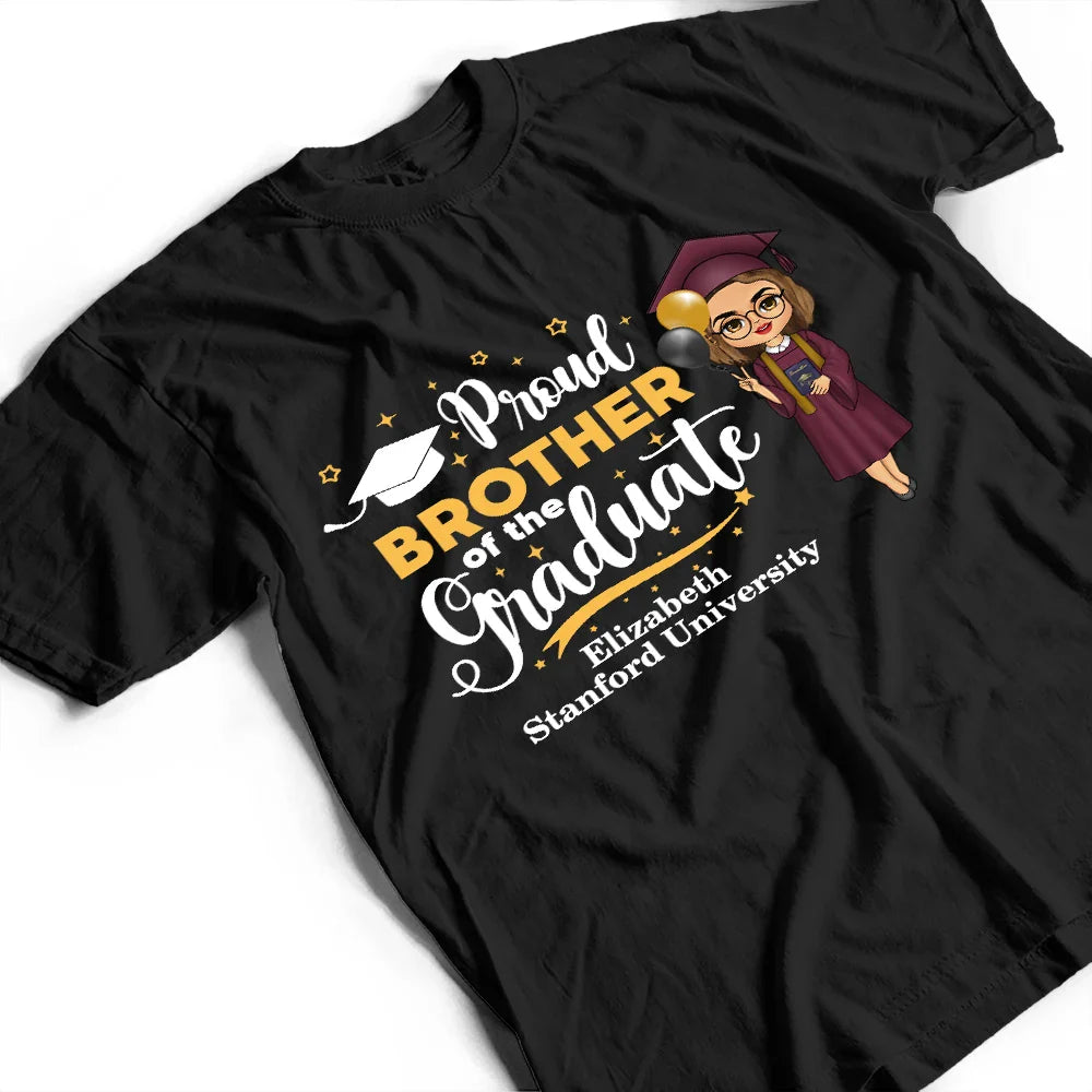 Graduation,Family,Gift For Sibling,Parents,Happy - Proud Family Of The Graduate - Personalized T Shirt