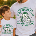 Gift For Father,Golf,Proud,Icon - Proud Member Of The Golf Dads Club - Personalized T Shirt