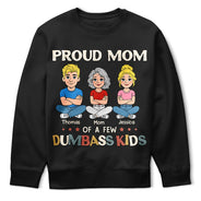 Funny,Mom - Children,Mom - Daughters (Adult),Mom - Sons,Gift For Mother,Gift For Grandma - Proud Mom Of A Few Kids - Personalized T Shirt
