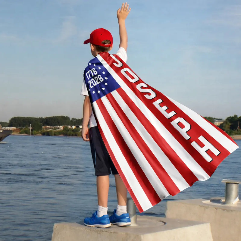 Independence Day,America 250th,Happy,Gift For Husband,Gift For Wife,Gift For Boyfriend,Gift For Girlfriend,Gift For Yourself,Gift For Women,Gift For Men - Proudly Celebrating 250 Years of Freedom - Personalized Costume Cape