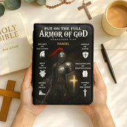 Christian, Gift For Yourself - Put On The Full Armor Of God Bible - Personalized Bible Cover