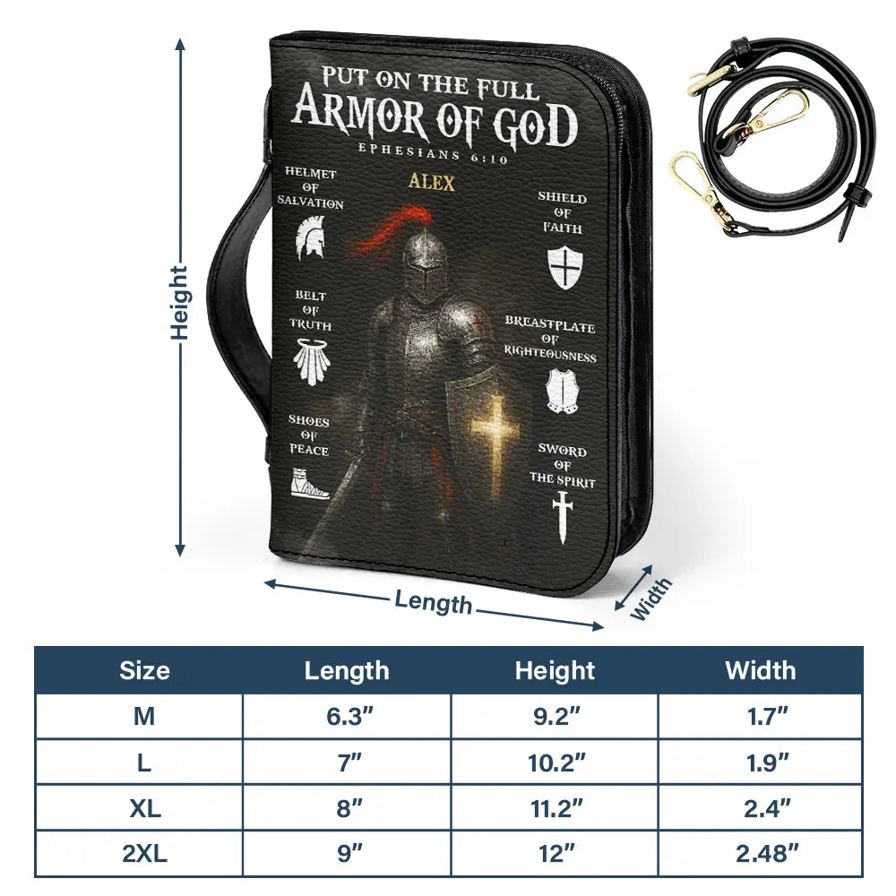 Christian, Gift For Yourself - Put On The Full Armor Of God Bible - Personalized Bible Cover