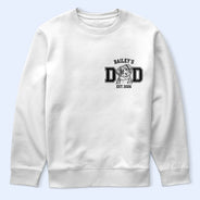Dog Lovers,Dog Mom,Dog Dad,Cat Lovers,Cat Mom,Cat Dad,Pet Lovers,Pet Mom,Pet Dad,Non-Eng,Photo - Pencil Sketch (Dark BG),Adorable - Custom Photo White Pencil Sketch Art Pet Dad Pet Mom Est Year - Personalized T Shirt