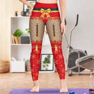 Christmas,Gift For Women,Gift For Yourself,Gifts For Her,Humorous,Icon,Top Market - Funny Gag Gift For Wife Girlfriend Besties - Personalized Christmas Character Sexy Outfit Leggings