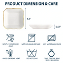 Gift For Sisters, Gift For Bestie, Gift For Women, Happy - Sisters Are Like Butterflies Watercolor - Personalized Lace Square Jewelry Dish