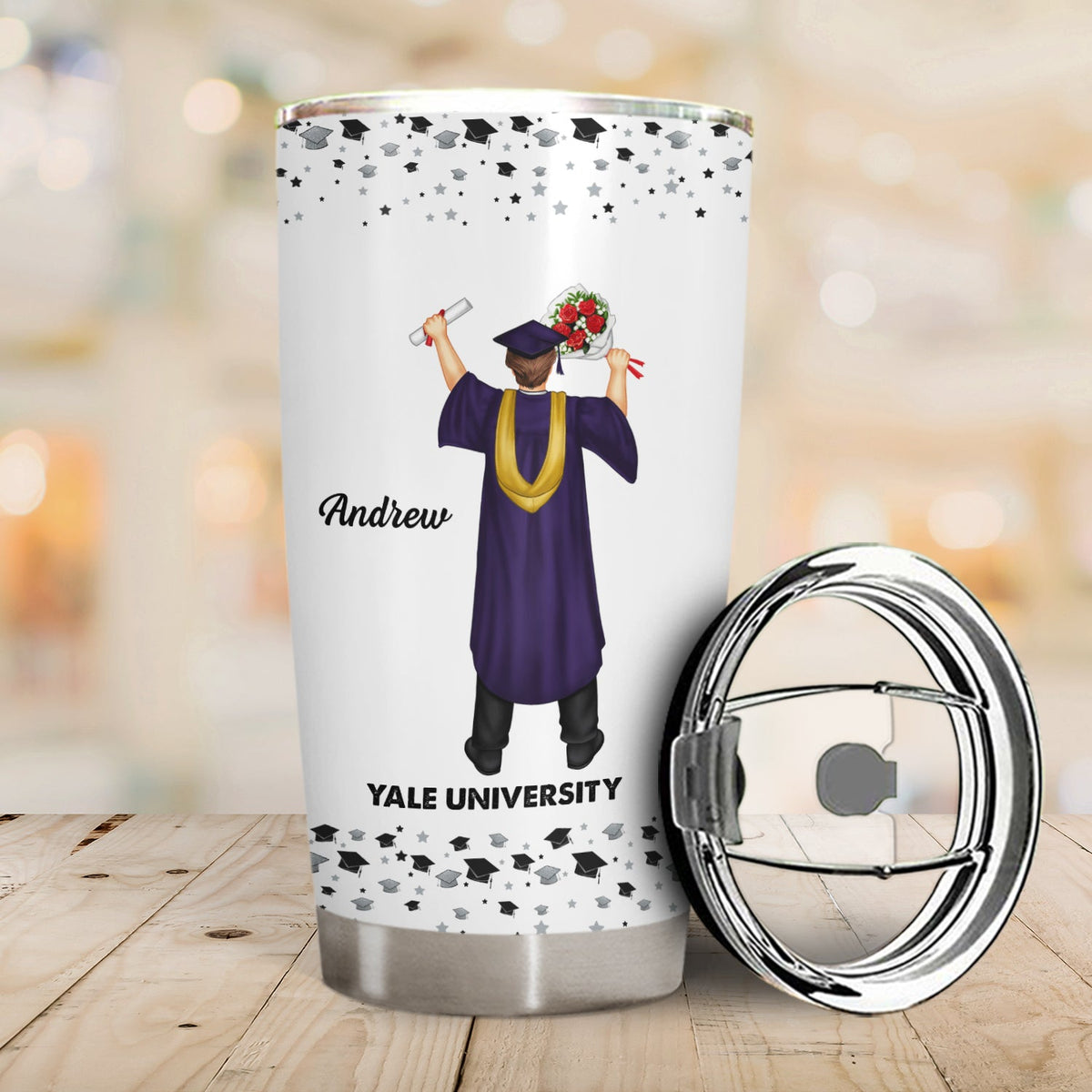 You Believed You Could So You Did - Graduation Gift For Friends, Children - Personalized Tumbler