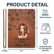 Family Recipe Cookbook - Personalized Leather Journal