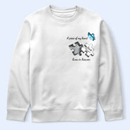 A Piece Of My Heart Lives In Heaven - Personalized T Shirt