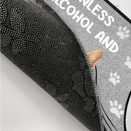 Pet Lovers, Pet Mom, Pet Dad - Custom Photo Go Away Unless You Have Dog Lovers - Personalized Doormat