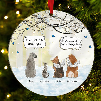 Custom Shaped Mirror Ornament