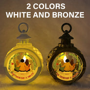 Gift For Bestie - Our Memories Are Countless Our Friendship Is Endless - Personalized Candlelight Lantern Ornament