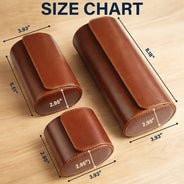 Gift For Son,Dad - Sons,Grandpa - Grandkids,Gift For Grandkids,Gift For Men,Happy,Sentimental - My Son Grandson Forever - Personalized Leather Watch Case