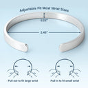 Christian,Christmas,Memorial,Sad,Family -  God Has You In His Arms I Have You In My Heart - Personalized Bangle Bracelet Cuff - Personalized Bangle Bracelet Cuff