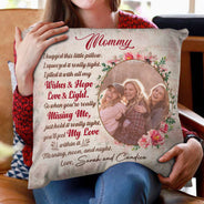 Custom Photo I Hugged This Little Pillow - Gift For Family - Personalized Custom Pillow