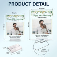 Custom Photo Husband Wife Annoy For The Rest Of My Life - Gift For Couple - Personalized Custom Vertical Rectangle Acrylic Plaque