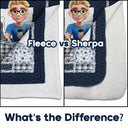 Gift For Women,Gift For Men,Pet Lovers,Pet Mom,Pet Dad,Cat Lovers,Cat Mom,Cat Dad,Happy - Quilt Pattern My Cat Cuddling Blanket - Personalized Fleece Blanket, Sherpa Blanket