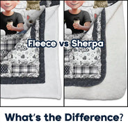 Gift For Couples,Gift For Husband,Gift For Wife,Gift For Boyfriend,Gift For Girlfriend,LGBT,Dog Lovers,Cat Lovers,Dog Couple,Cat Couple,Pet Couple,Pet Lovers,Love - Quilt Pattern Our Dog Cat Cuddling Blanket - Personalized Fleece Blanket, Sherpa Blanket