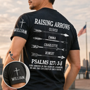 Gift For Father,Top Market,Healing,Icon - Raising Arrows Like Arrows In The Hand Of A Warrior - Personalized T Shirt