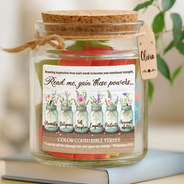 Love,Gift For Yourself,Christian - Read Me Gain These Powers - Personalized Bible Verse Jar