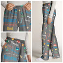 Gift For Grandpa,Gift For Father,Funny - Reason I Love Being A Grandpa Dad Custom Names - Personalized Pajama Pants