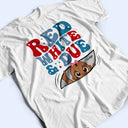 Pregnant Mom,Expecting Dad,Happy,Independence Day - Red White And Due New Mom Dad - Personalized T Shirt