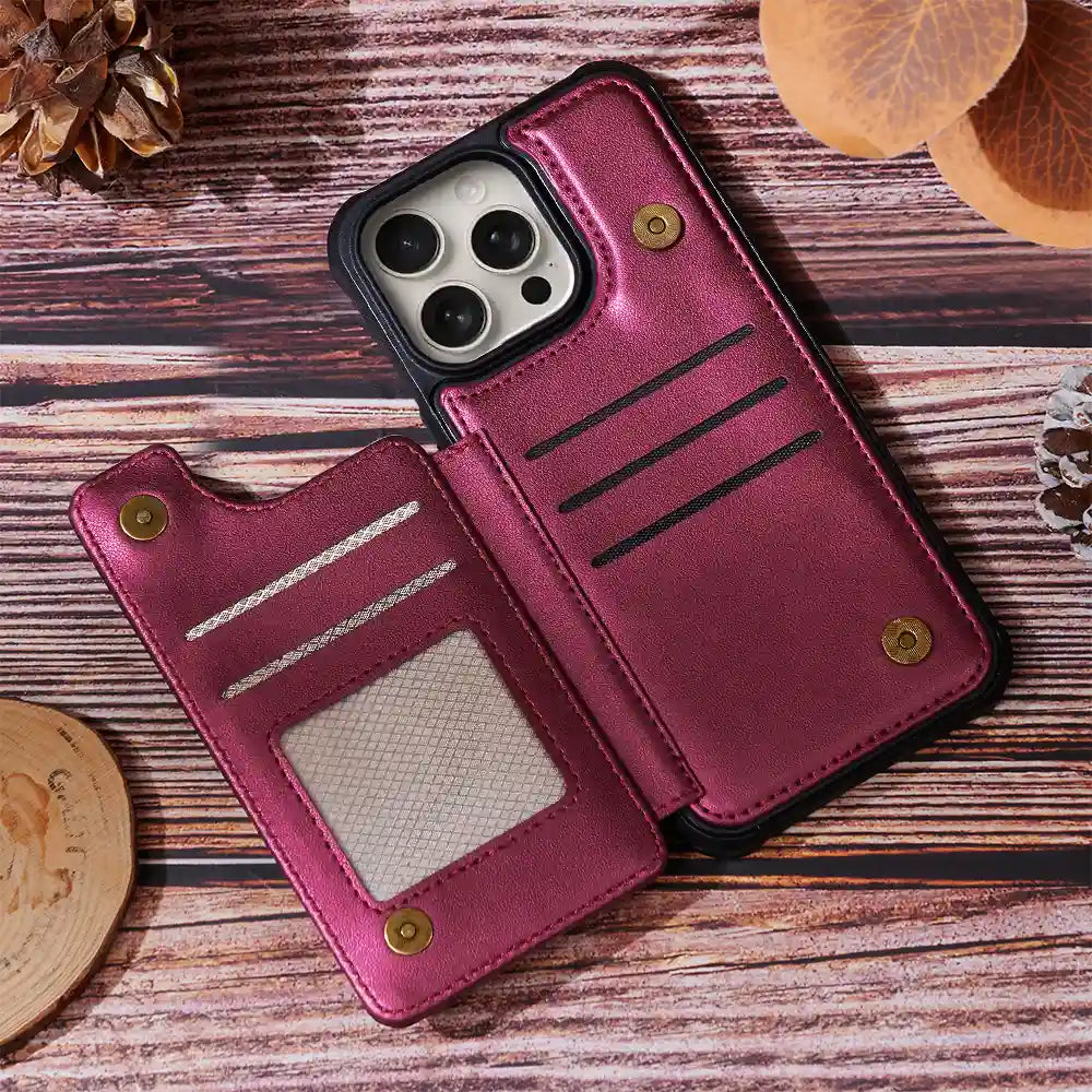 Gift For Girlfriend, Gift For Yourself, Gift For Women, Gift For Sisters, Gift For Sibling, Gift For Bestie, Happy - Sistas Forever - Personalized Leather Flip Wallet Phone Case