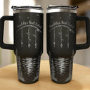 Gift For Father,Gift For Grandpa,Fishing,Non-Eng,Icon,Proud - Reel Cool Dad Grandpa - Personalized Engraved 40oz Tumbler