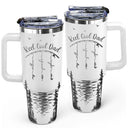 Gift For Father,Gift For Grandpa,Fishing,Non-Eng,Icon,Proud - Reel Cool Dad Grandpa - Personalized Engraved 40oz Tumbler
