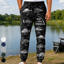 Gift For Father,Gift For Grandpa,Fishing,Non-Eng,Icon,Proud - Reel Cool Grandpa Dad - Personalized Sweatpants