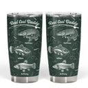 Gift For Father,Fishing,Proud,Icon - Reel Cool Grandpa Dad - Personalized Tumbler
