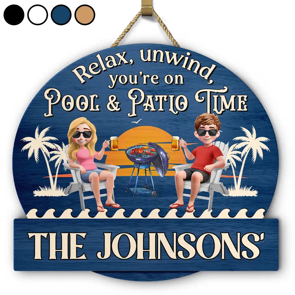 Unwind Sign Wood Sign – Wander Prints
