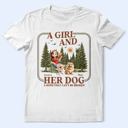 Retro Camping A Bond That Can't Be Broken - Personalized T Shirt