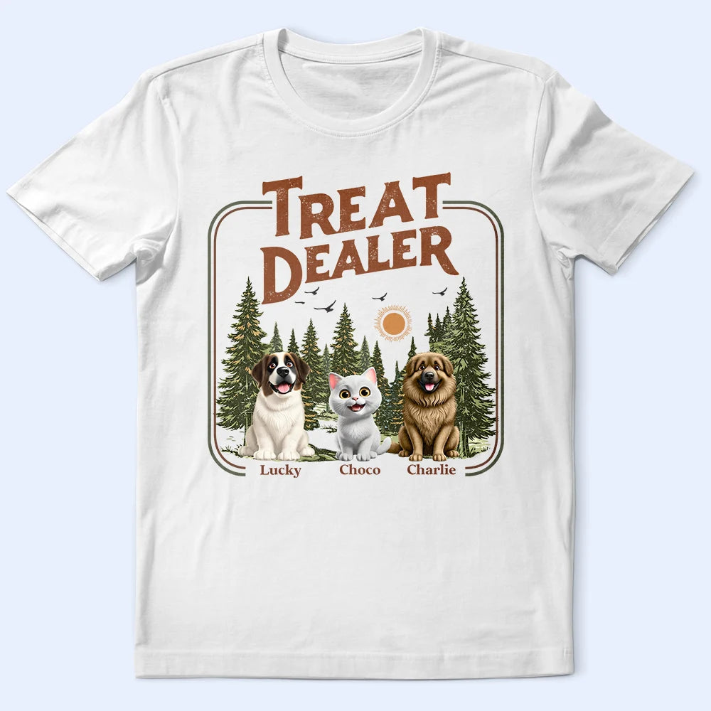Retro Camping Treat Dealer - Personalized T Shirt