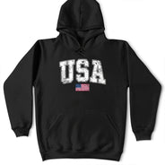 Retro USA Flag - T Shirt