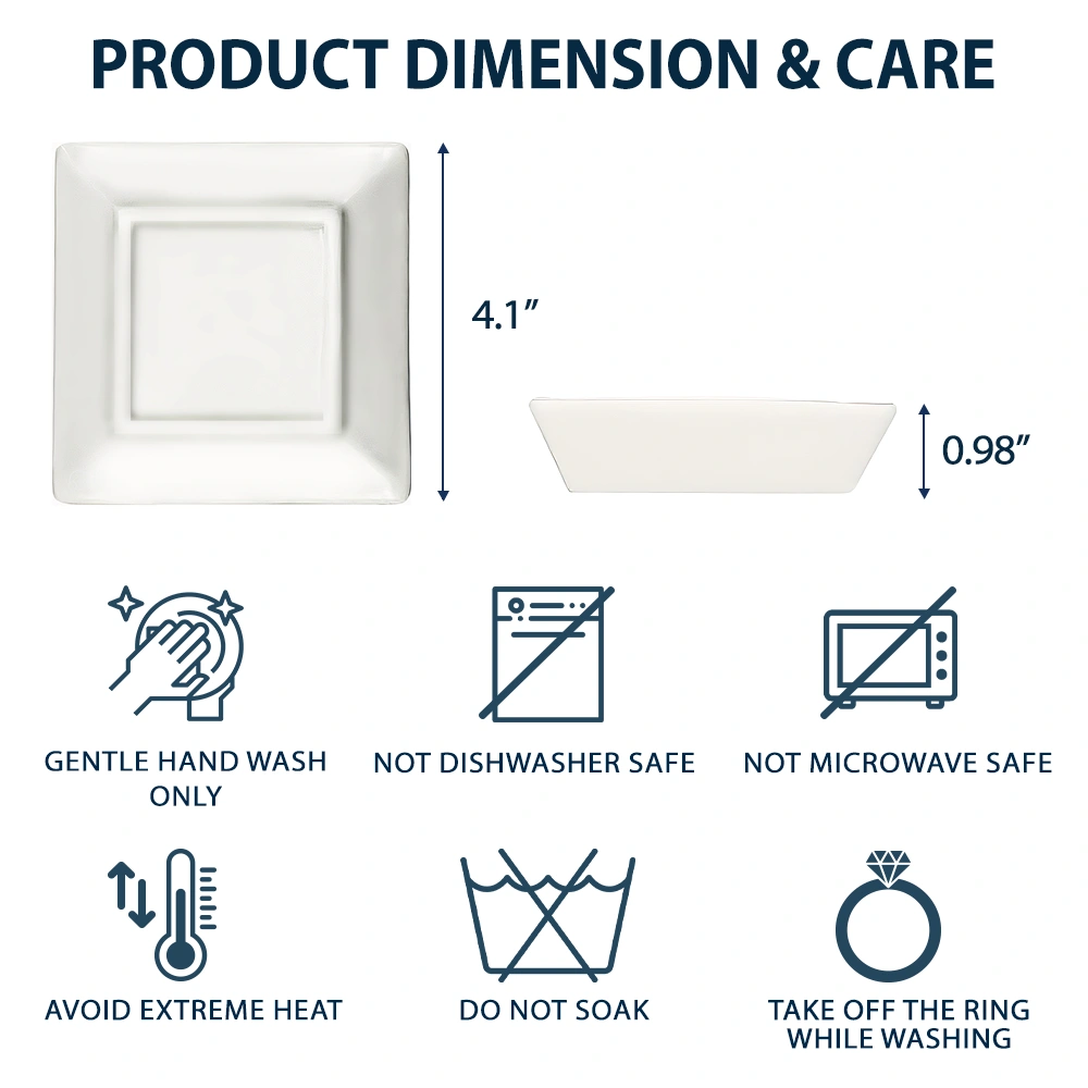 Chinoiserie Toile Dog - Personalized Ring Dish