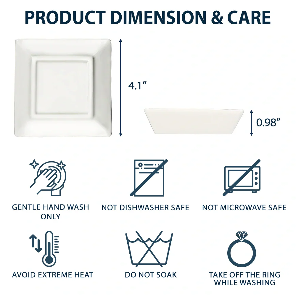 Gift For Yourself, Happy - God Says You Are Gold Birth Month Flower - Personalized Ring Dish