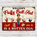 Funny, Farm, Gift For Wife, Gift For Yourself, Gift For Women - Rise And Shine Mother Cluckers - Personalized Classic Metal Signs