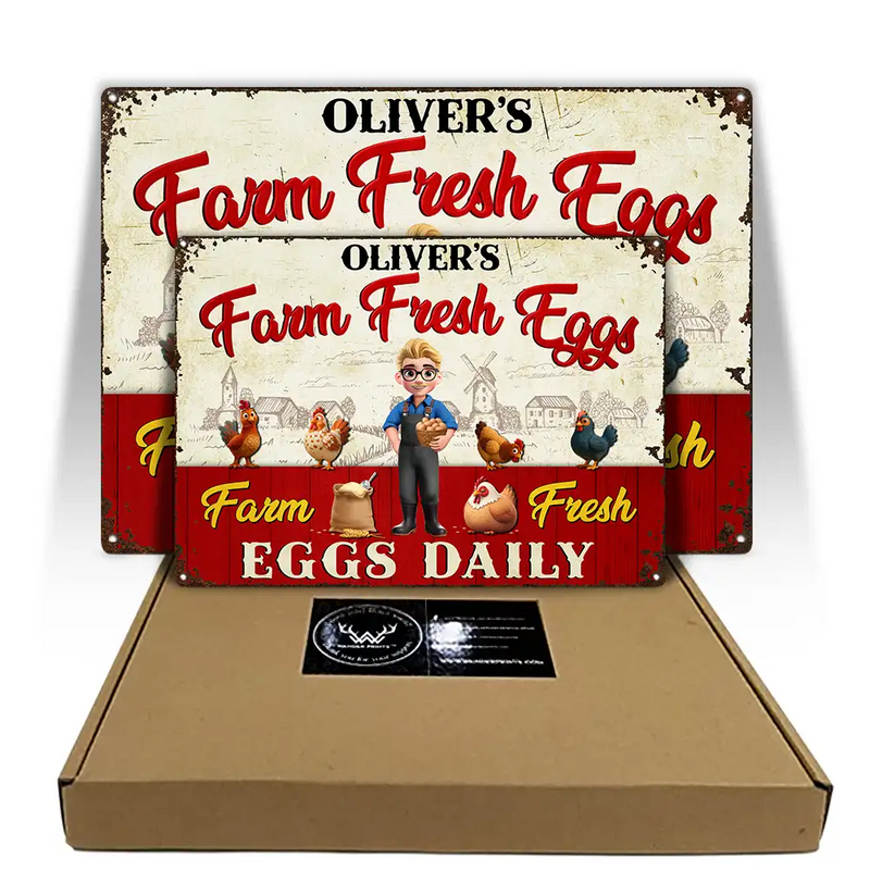 Funny, Farm, Gift For Wife, Gift For Yourself, Gift For Women - Rise And Shine Mother Cluckers - Personalized Classic Metal Signs