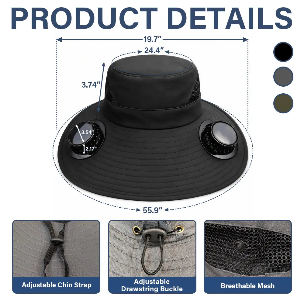 Gift For Yourself,Gift For Women,Gift For Men,Gift For Mother,Gift For Father,Gardening,Happy,Retirement - The Legend Has Retired Not My Problem Anymore - Personalized Solar Fan Hat