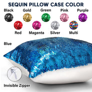 My Grandkids - Birthday, Loving Gift For Dad, Mom, Papa, Nana, Grandpa, Grandma - Personalized Sequin Pillow, Mermaid Sequin Cushion Magic Reversible Throw Pillow